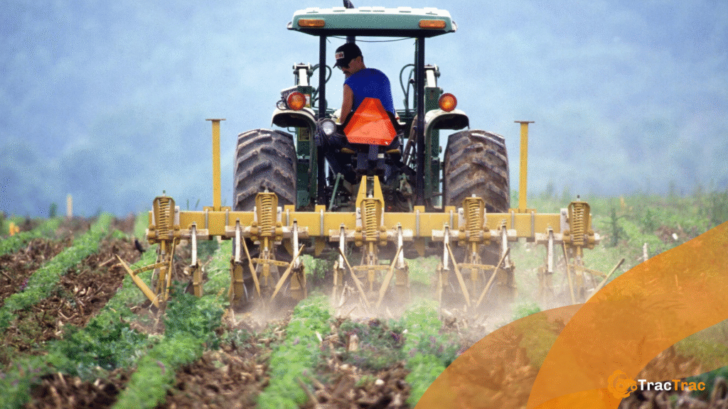 Tractor with operator